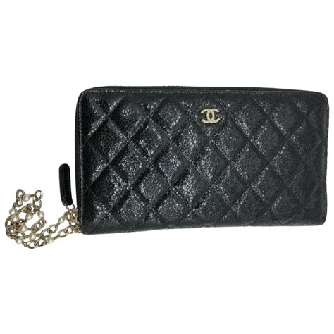 chanel travel wallet clutch